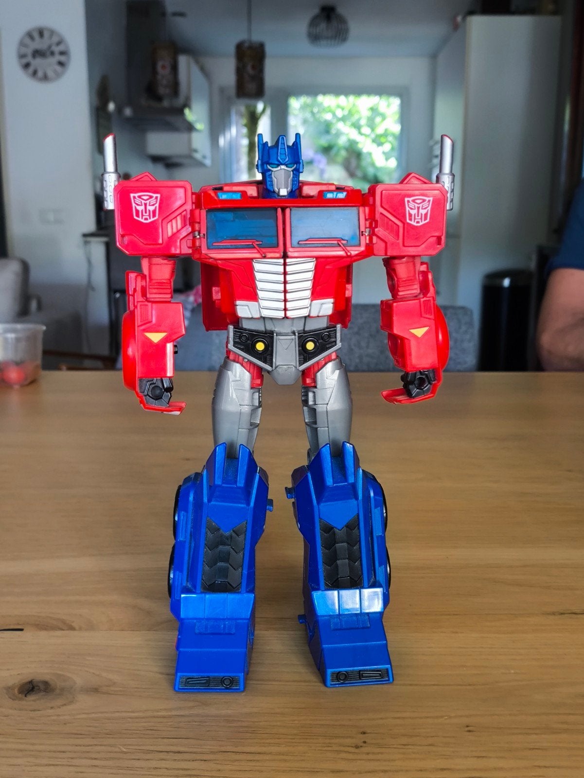 Transformers Optimus Prime actiefiguur, Verzamelen, Transformers, Overige generaties, Ophalen, Zo goed als nieuw, Autobots