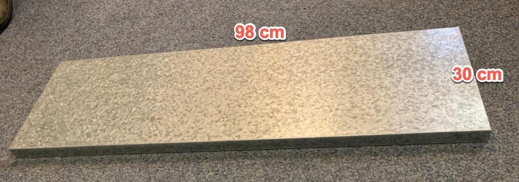 G3 Legborden stelling gegalvaniseerd 98x30, 98x20, 98x10, Ophalen, Gebruikt