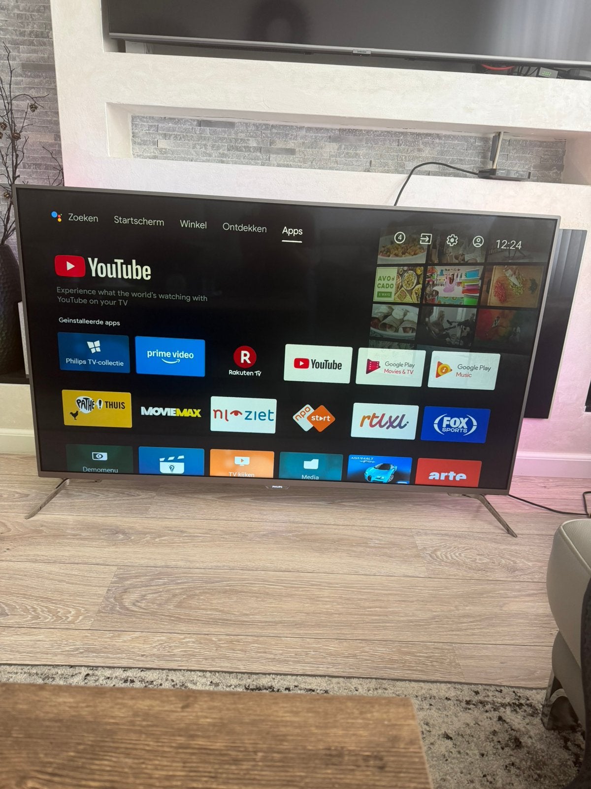 Philips smart tv 55 inch 4K UHD, Ophalen, Philips, 50 Hz, Zo goed als nieuw