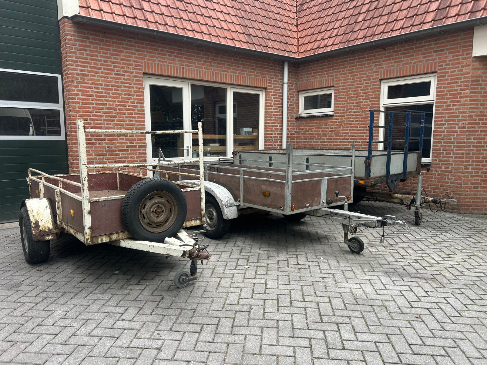 Aanhangwagens/ aanhangers/ enkelasser/ tandemasser, Ophalen of Verzenden, Gebruikt