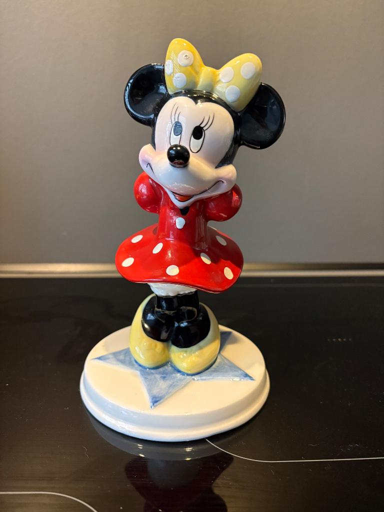 Mini mouse Schmid beeldje, Verzamelen, Ophalen of Verzenden, Mickey Mouse, Zo goed als nieuw, Beeldje of Figuurtje