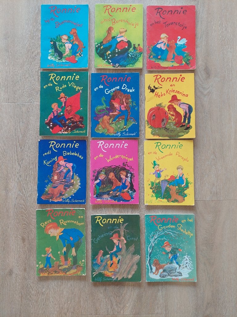 Leesboekjes Ronnie 12 stuks jeugdsentiment, Boeken, Kinderboeken | Jeugd | onder 10 jaar, Ophalen of Verzenden, Gelezen, Willy Schermelé