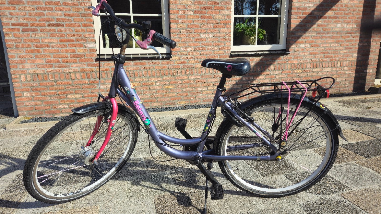 Batavus meisjesfiets 26 inch 3 versnellingen, Ophalen, Gebruikt, 26 inch of meer, Handrem