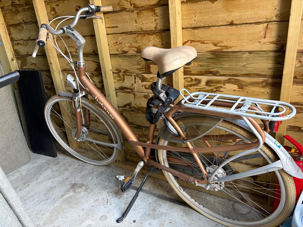 Mambo fiets 53cm brons, Ophalen, Versnellingen, Batavus, Schijfrem