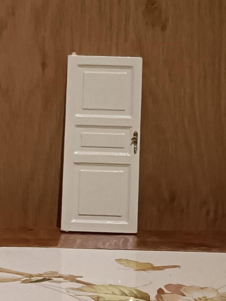 Poppenhuis deur 1:12, Verzamelen, Poppenhuizen en Toebehoren, Ophalen of Verzenden, Gebruikt, Poppenhuis
