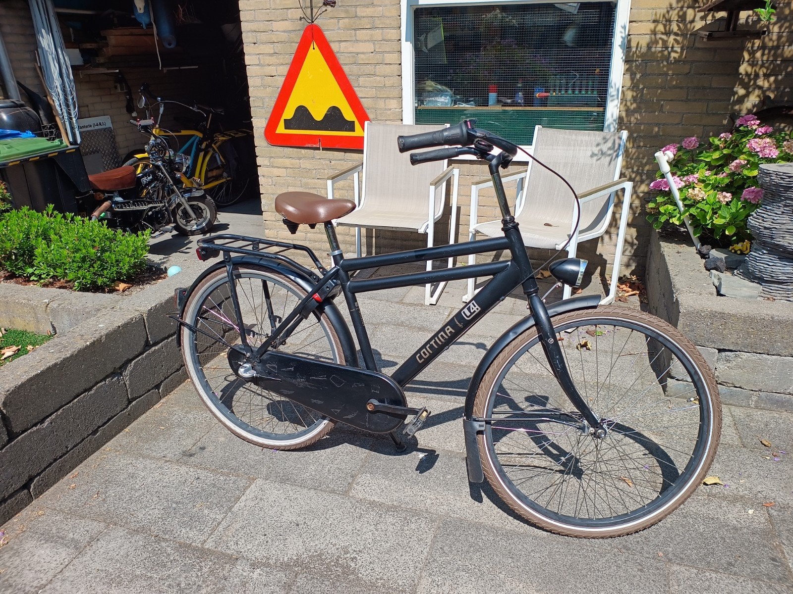 Cortina U4 26 inch transportfiets met 3 versnellingen, Fietsen en Brommers, Terugtraprem, Gebruikt, Versnellingen, Minder dan 47 cm