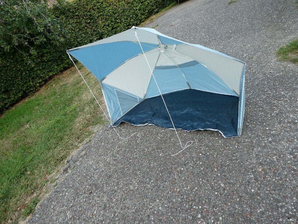 Pop up strand windscherm 3 per, Ophalen of Verzenden, Zo goed als nieuw