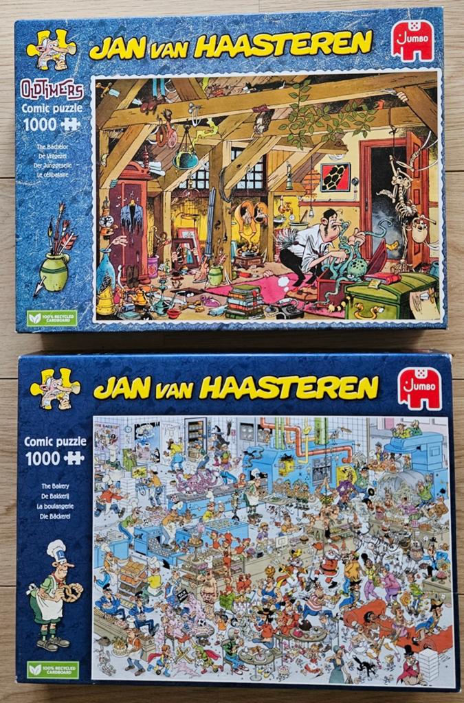 Diverse Jan van Haasteren puzzels, Ophalen, 500 t/m 1500 stukjes, Zo goed als nieuw