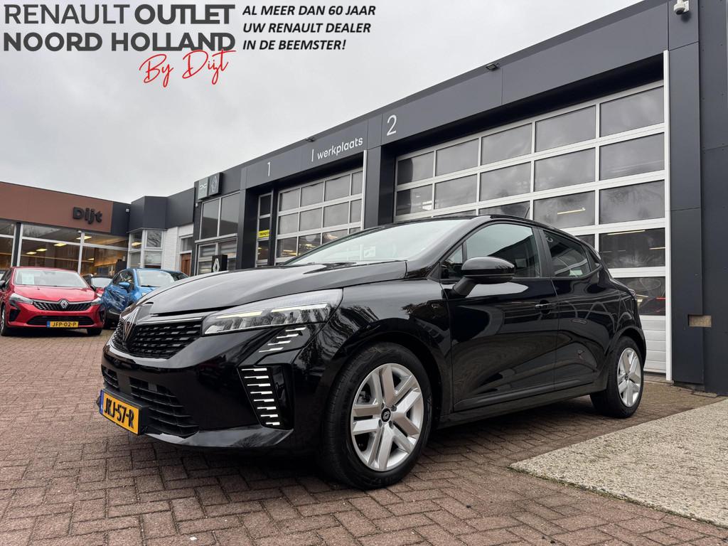 Renault Clio 1.0 TCe 90pk Evolution 2025!, Voorwielaandrijving, Stof, Gebruikt, Zwart