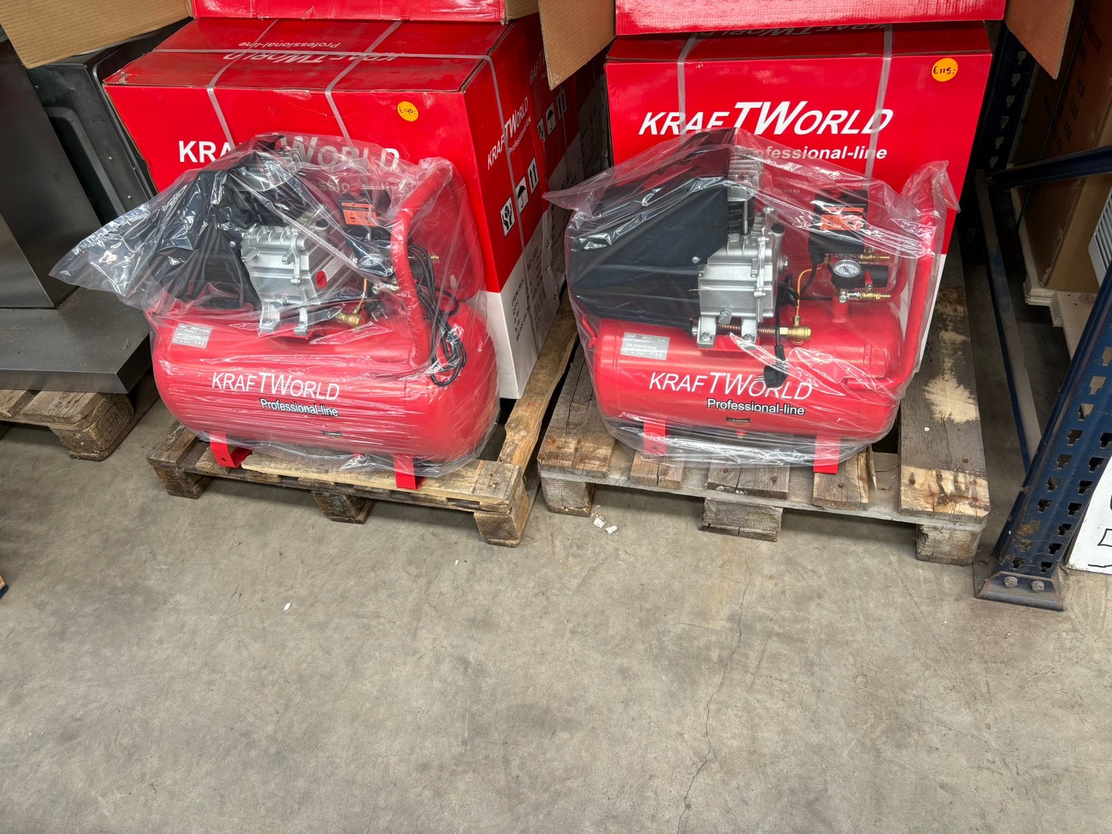 OUTLET KRAFTWORLD LUCHTCOMPRESSORS, Auto diversen, Ophalen, Nieuw