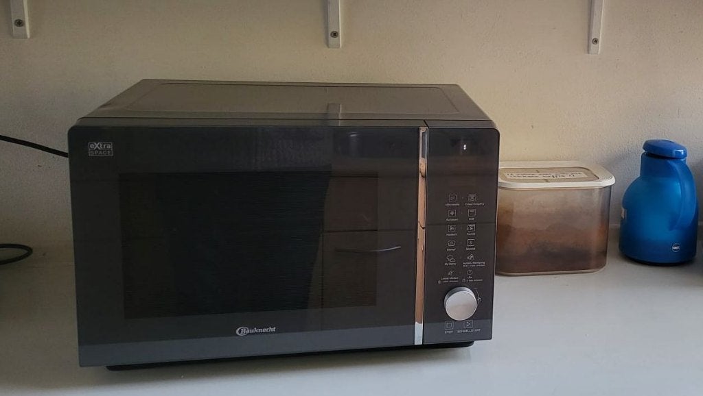 combimagnetron Bauknecht MF 259 SG, Ophalen, Combimagnetron, Crisp, Zo goed als nieuw