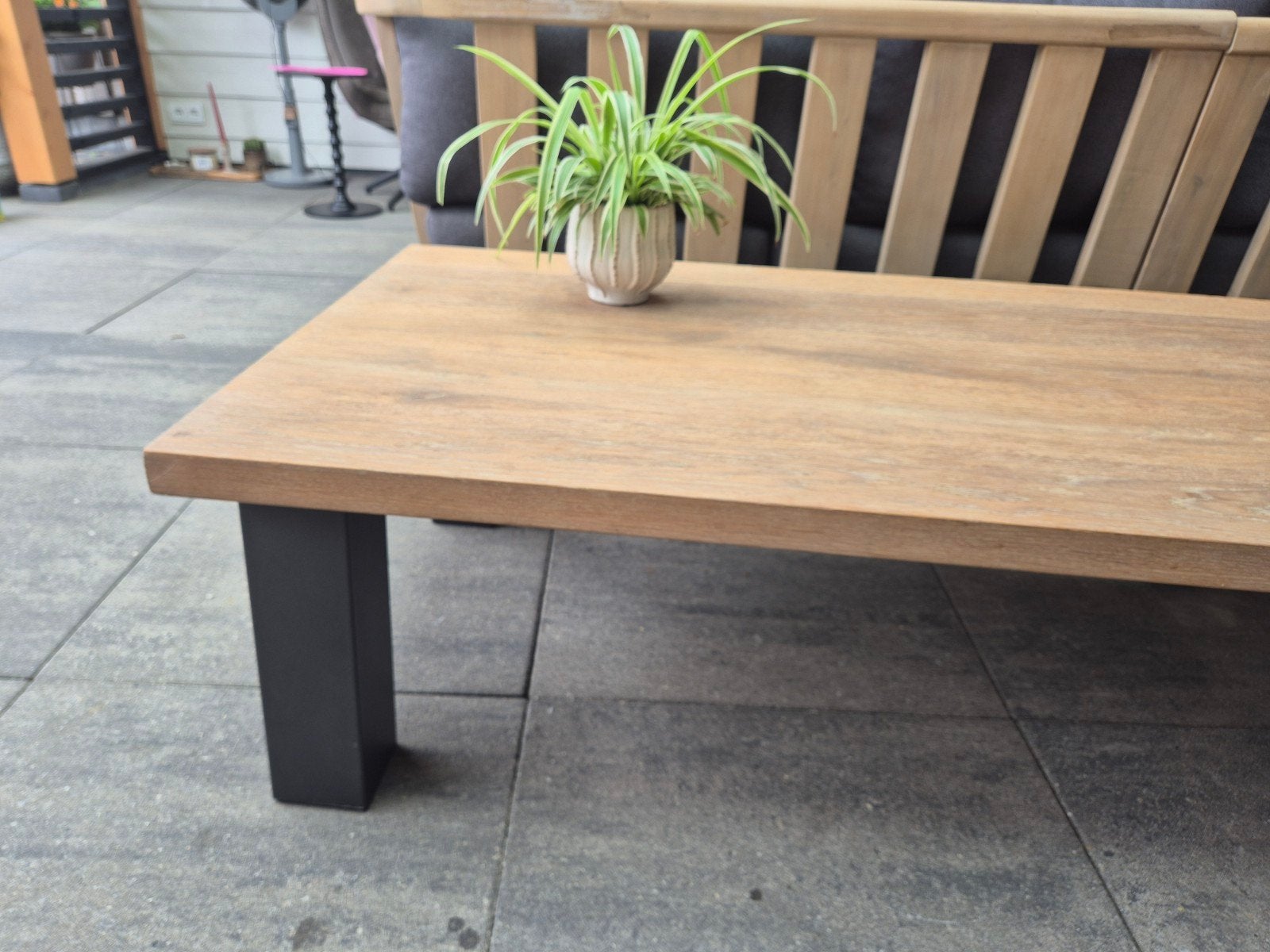 mooie salontafel., Huis en Inrichting, Ophalen, Gebruikt, 100 tot 150 cm, Eikenhout