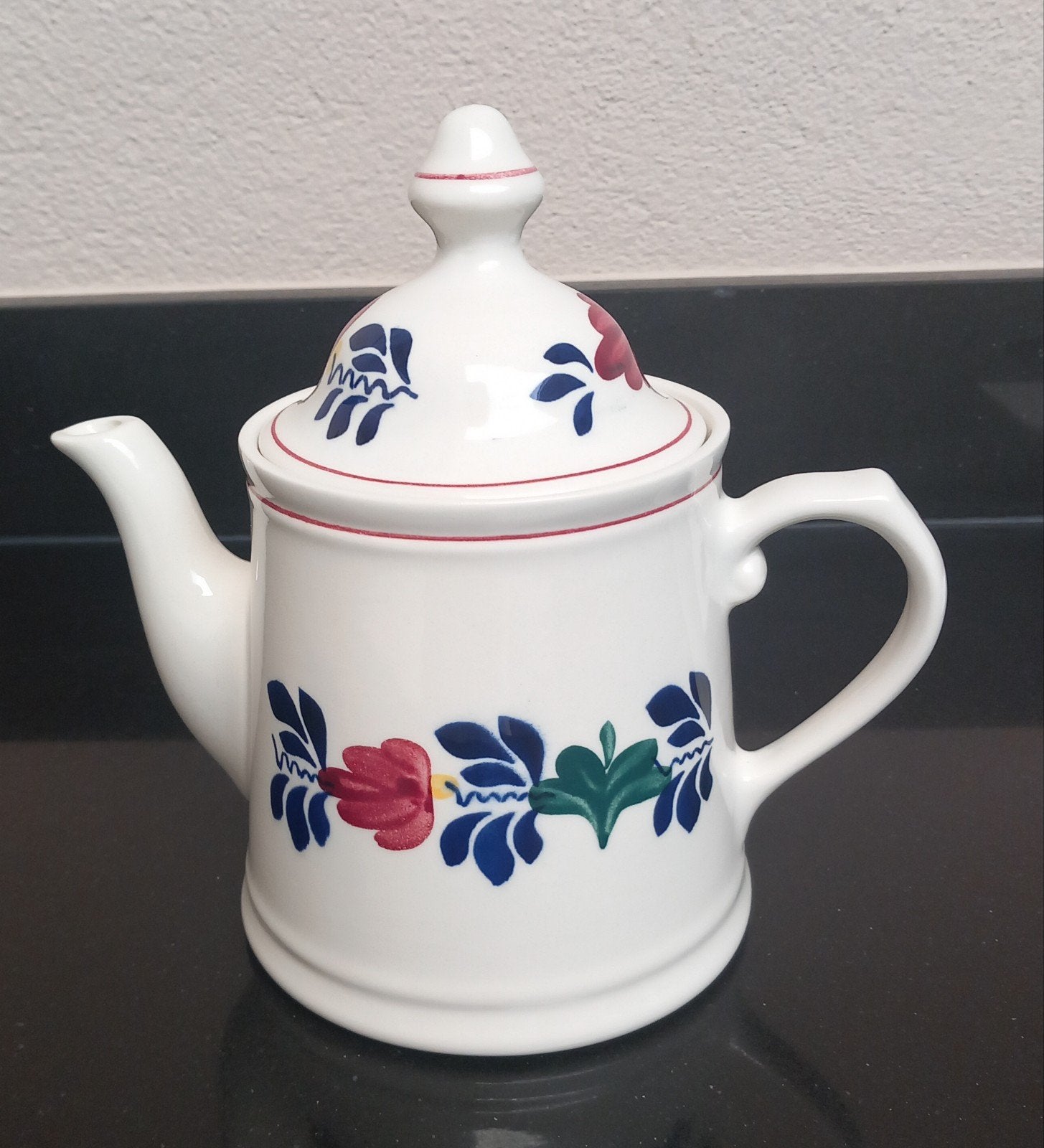 Boerenbont theepot classic, Ophalen of Verzenden, Zo goed als nieuw, Aardewerk, Overige typen