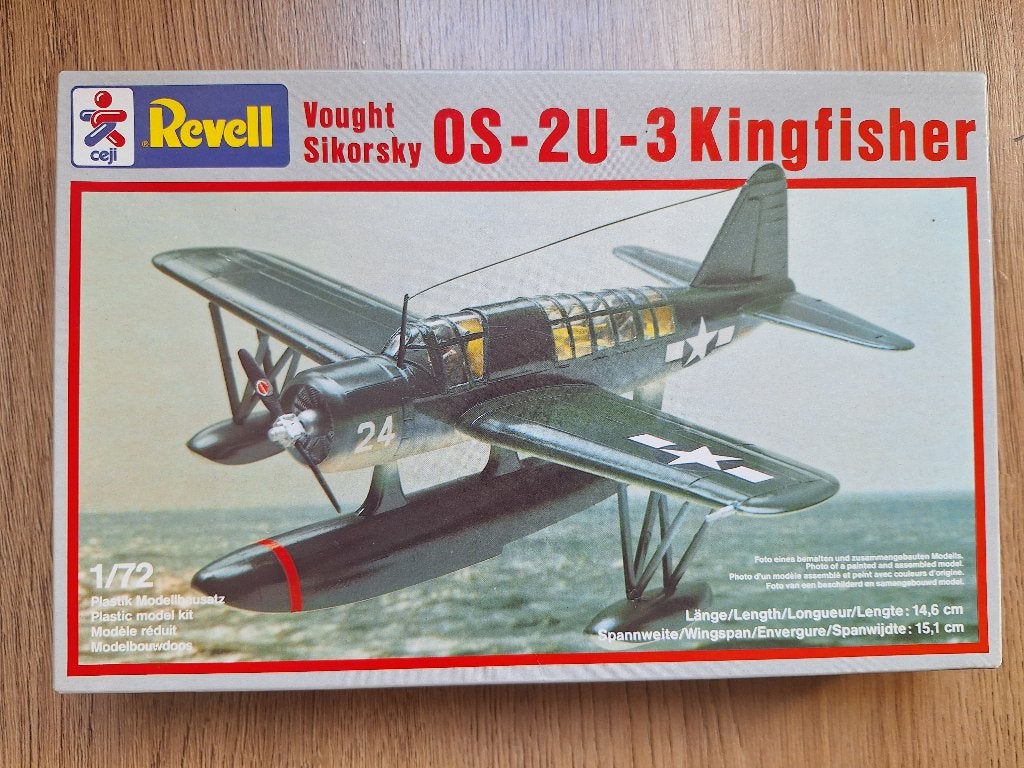 1:72 1/72 Revell Vought Sikorsky OS-2U-3 Kingfisher, 1:72 tot 1:144, Revell, Ophalen of Verzenden, Zo goed als nieuw