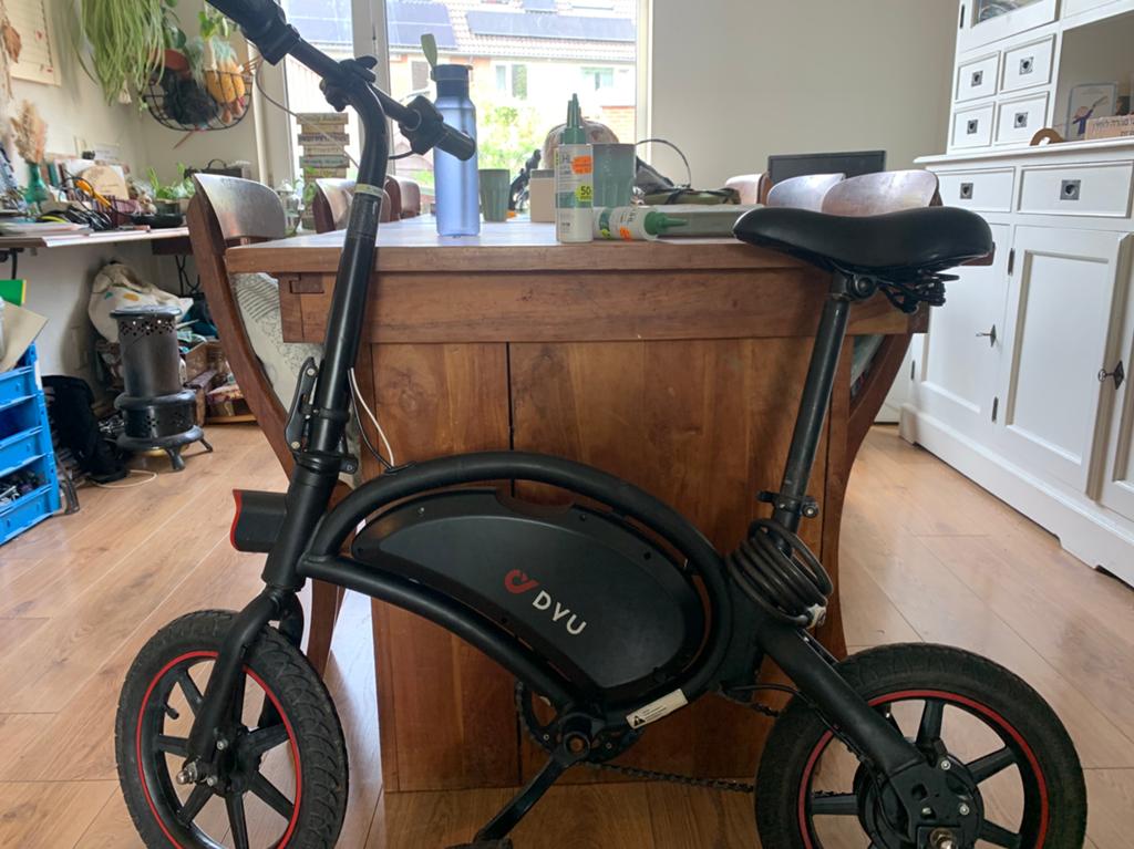 DYU df3 e bike, Fietsen en Brommers, Elektrische fietsen, Zo goed als nieuw, Minder dan 47 cm, Nvt, 30 tot 50 km per accu