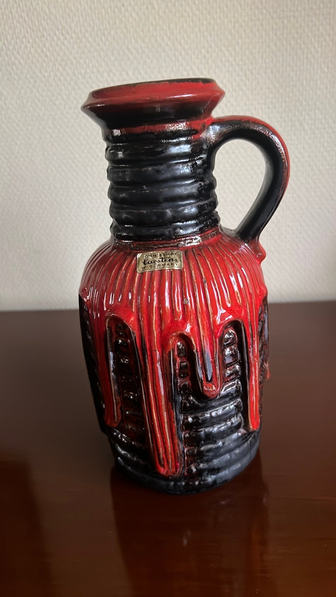 Vintage Carstens Tonnienshof Keramik, W. Germany, Ophalen of Verzenden