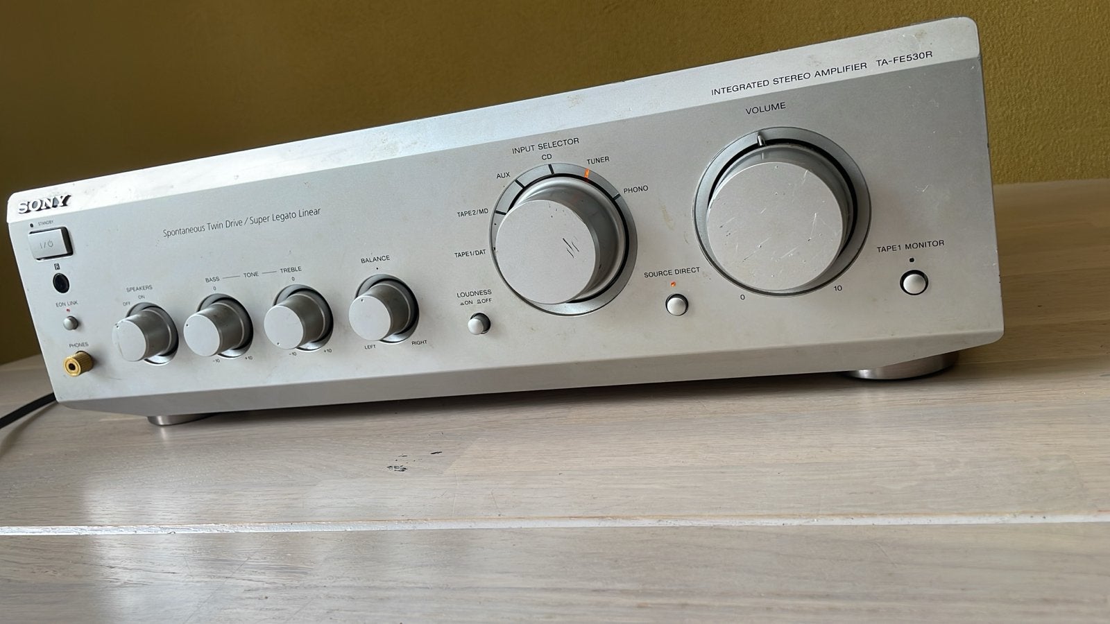 Sony TA-FE530R Geïntegreerde Stereo Versterker, Ophalen, Gebruikt, 60 tot 120 watt, Sony