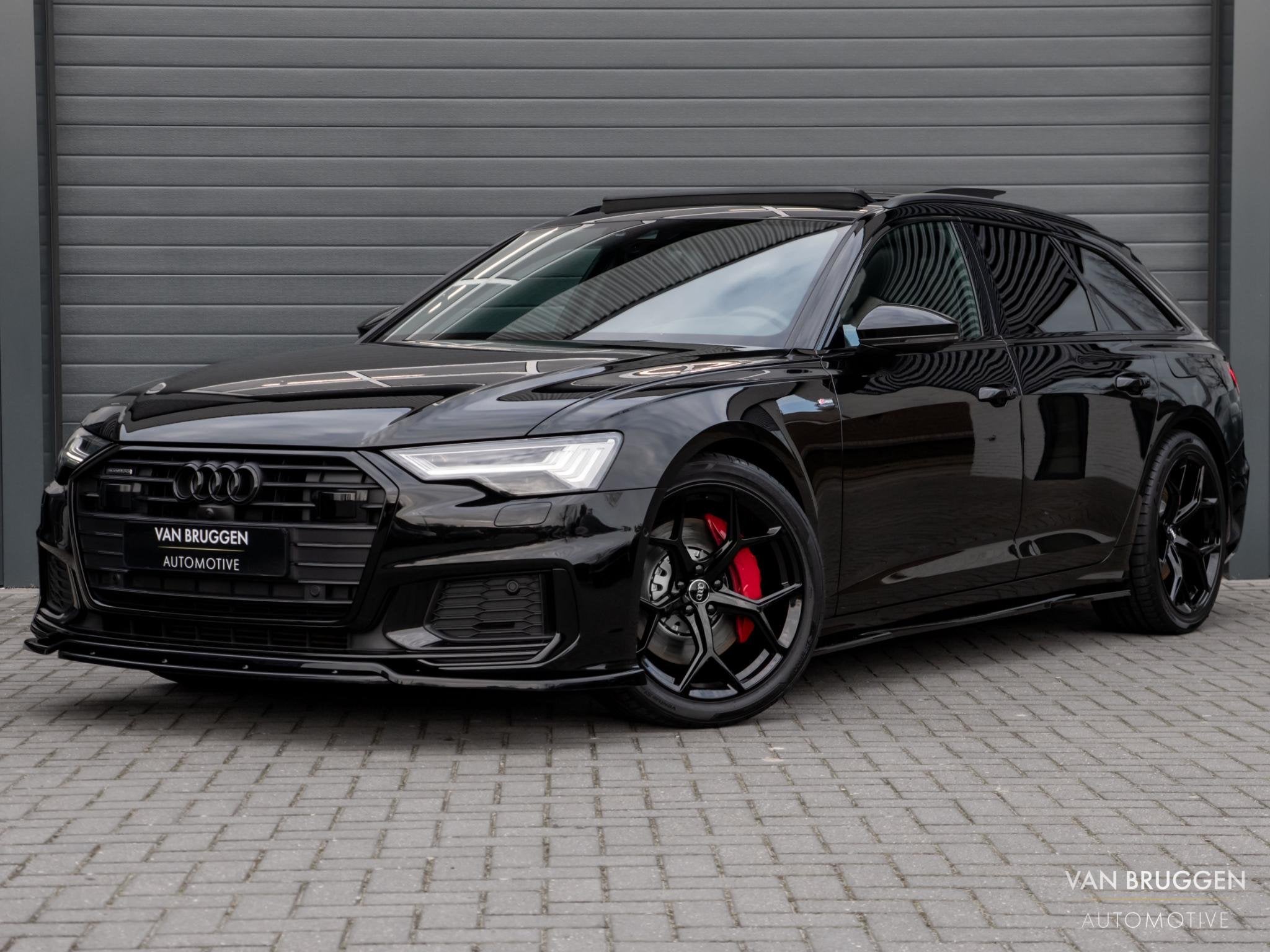 Audi A6 Avant 55 TFSI e quattro S-Line Pano RS-Stoelen 360 H, Gebruikt, 4 cilinders, Zwart, Vierwielaandrijving