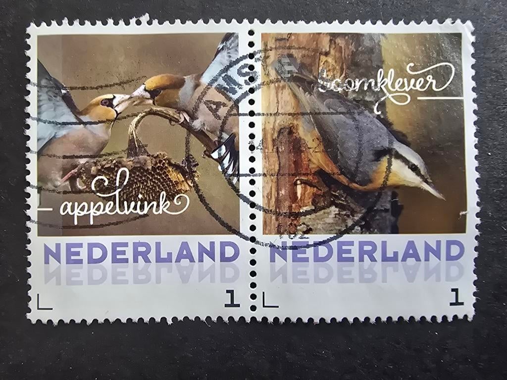Persoonlijke Postzegels Nederland - Appelvink-Boomklever, Ophalen of Verzenden, Na 1940, Gestempeld