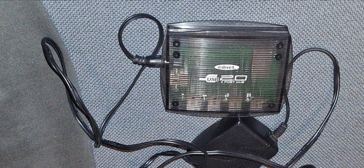 Ednet USB 2.0 4-poorts hub met adapter, Ophalen