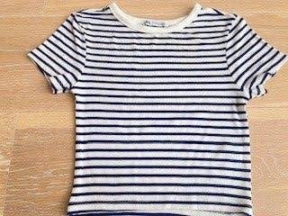 Nieuw navy topje, croptop van Zara mt. 152, Kinderen en Baby's, Kinderkleding | Maat 152, Meisje, Nieuw, Ophalen of Verzenden