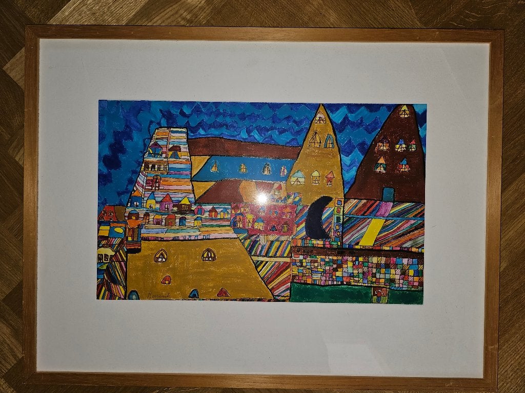 Herman Berserik  Stadje  Uniek werk, Antiek en Kunst, Ophalen