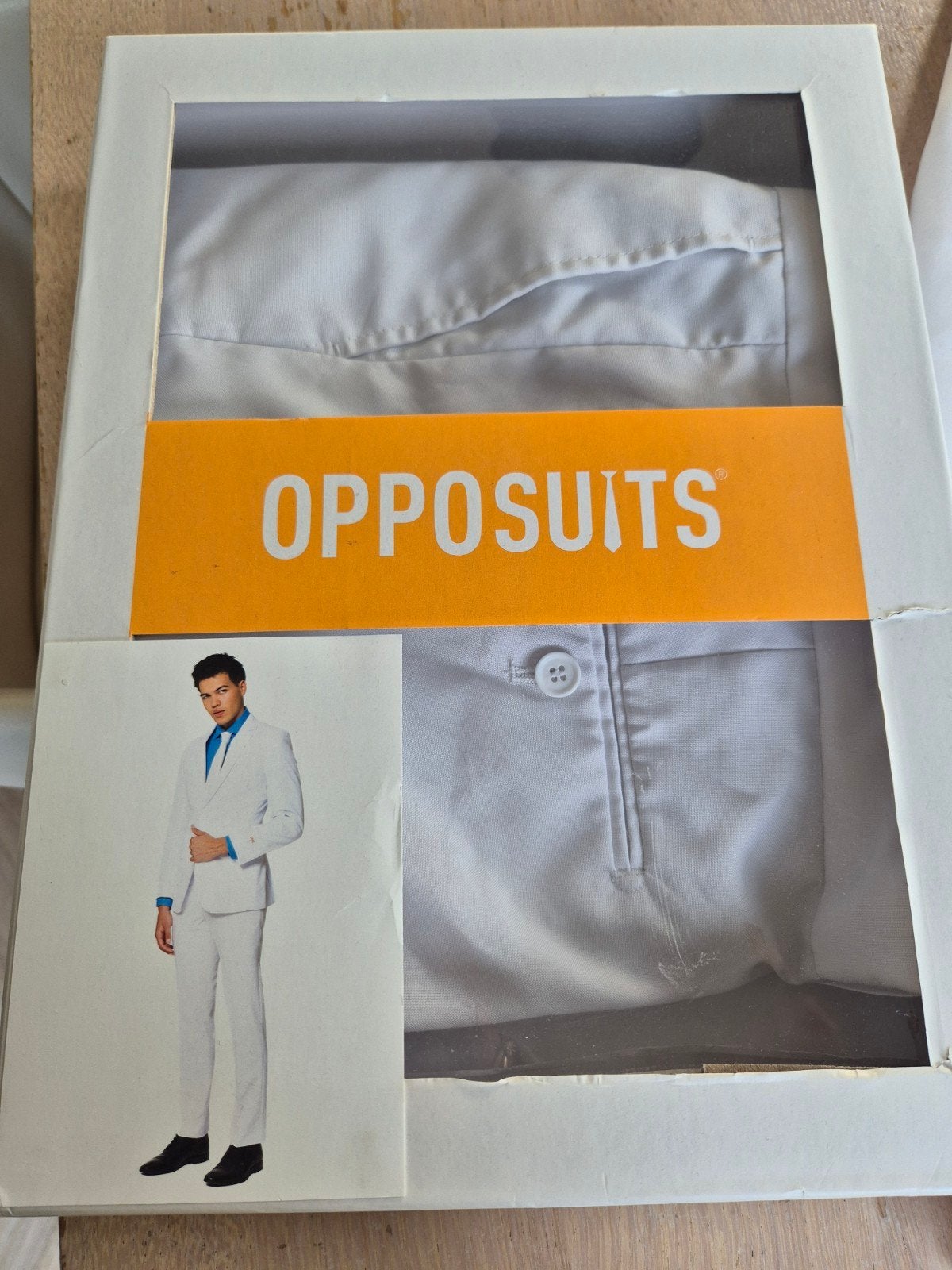 Opposuits White knight pak EU maat 58, Ophalen of Verzenden, Zo goed als nieuw, Wit, Overige materialen
