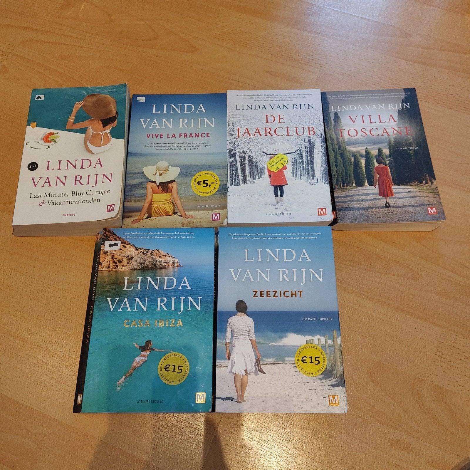Linda van Rijn boeken - 6 romans, Ophalen of Verzenden, Gelezen, Linda van Rijn, Nederland