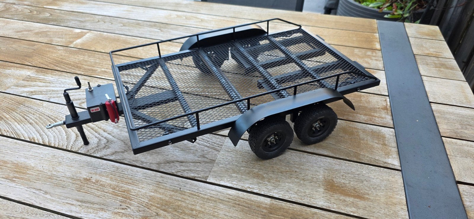 Injora/Amewi 1/10 trailer te koop/ruil, Hobby en Vrije tijd, Ophalen of Verzenden, Nieuw, Schaal 1:10