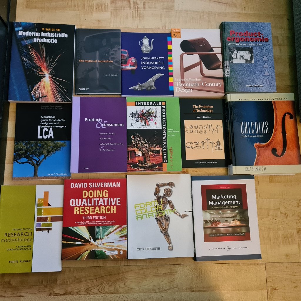 Industrial design studieboeken: Product, Design, Calculus, Boeken, Studieboeken en Cursussen, Diverse auteurs, Zo goed als nieuw