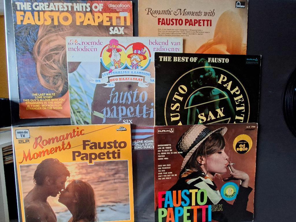 FAUSTO PAPETTI - 6 prima LP's met populaire muziek, Cd's en Dvd's, Vinyl | Pop, Ophalen of Verzenden, Gebruikt, 12 inch