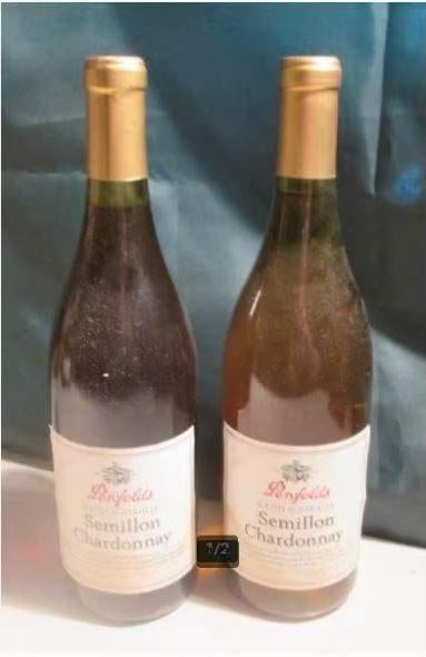 2x Semillon Chardonnay - South-Australia - 1992, Afrika, Ophalen of Verzenden, Vol, Witte wijn