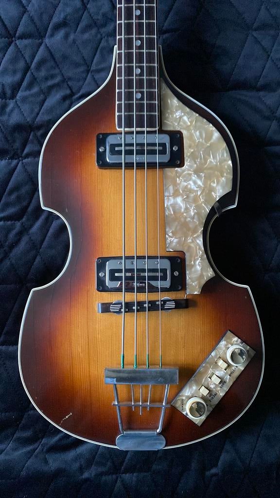 Hofner 500/1 uit 1969, Ophalen of Verzenden, Gebruikt, Semi-akoestisch