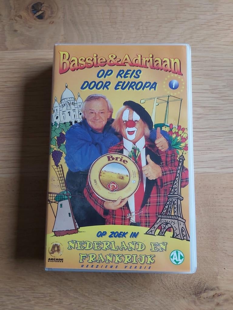 Bassie en Adriaan video, Cd's en Dvd's, VHS | Kinderen en Jeugd, Gebruikt, Alle leeftijden, Kinderprogramma's en -films, Overige typen