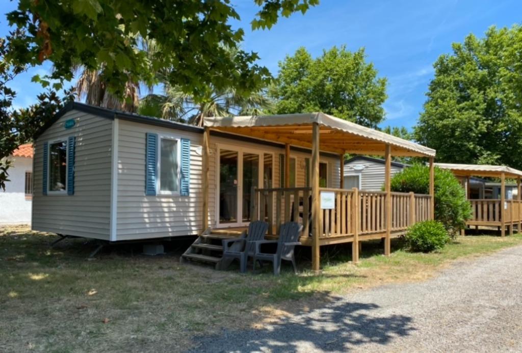 Greenchalets Zuid Frankrijk Argeles sur Mer, Kinderbed, Aan zee, Recreatiepark