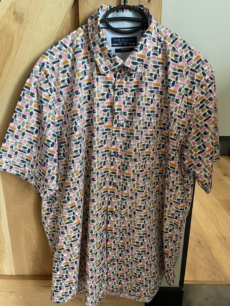 Overhemd van het merk R.B. Boston, Ophalen of Verzenden, Zo goed als nieuw, Overige kleuren, Halswijdte 43/44 (XL)