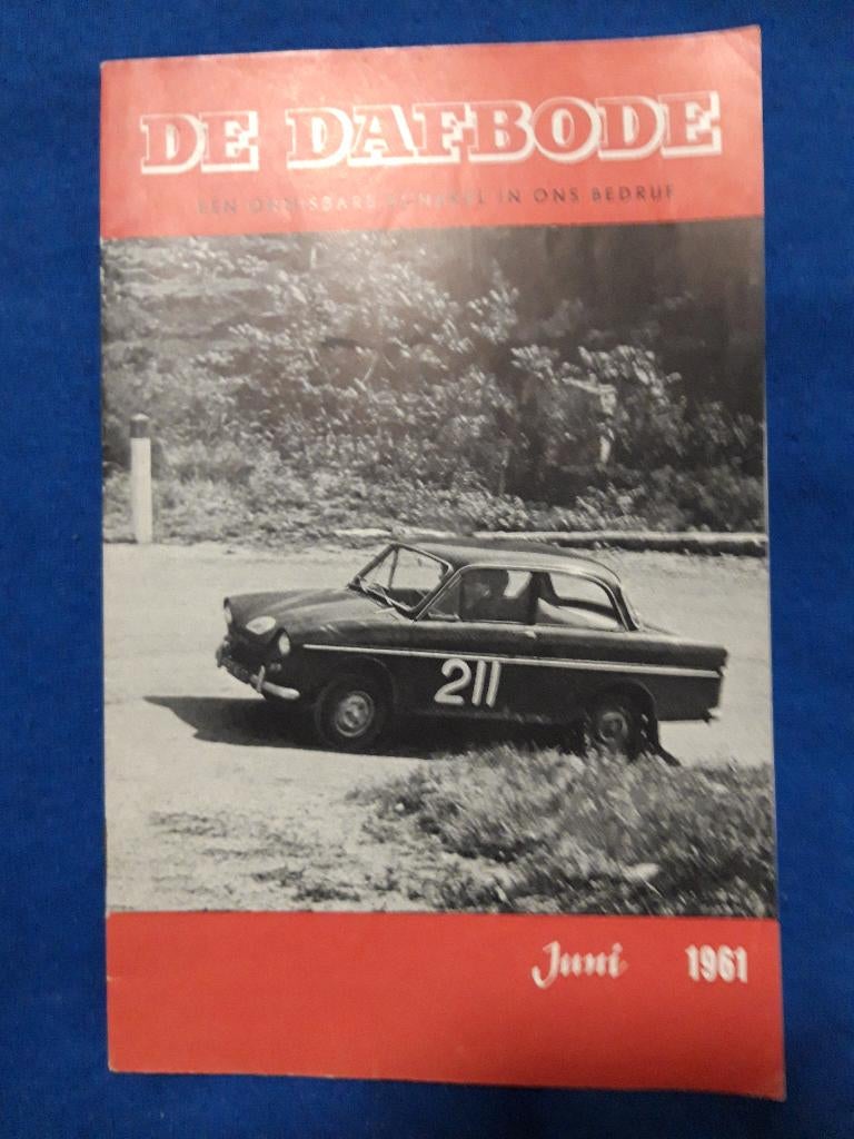 DE DAFBODE juni 1961, Boeken, Auto's | Folders en Tijdschriften, Zo goed als nieuw, Overige merken, Ophalen of Verzenden