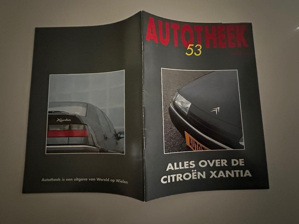 Folder Citroën Xantia autotheek 53  1994, Ophalen of Verzenden, Zo goed als nieuw, Citroën