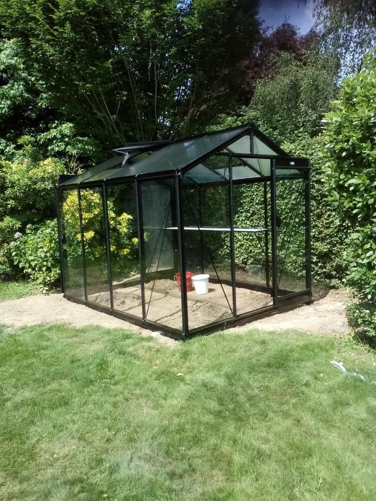 Tuinkas topkwaliteit, aanbieding, Ophalen of Verzenden, Glas, Aluminium, Kweekkas