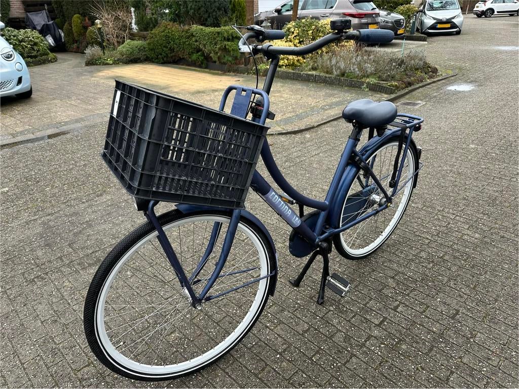 Cortina U4 Transportfiets - Polish Blue Matt, Overige merken, Ophalen of Verzenden, Zo goed als nieuw, 53 tot 56 cm