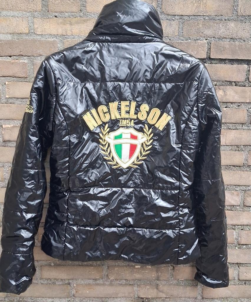 NICKELSON. Damesjas.  Maat L., Zwart, Ophalen, Maat 38/40 (M), Zo goed als nieuw