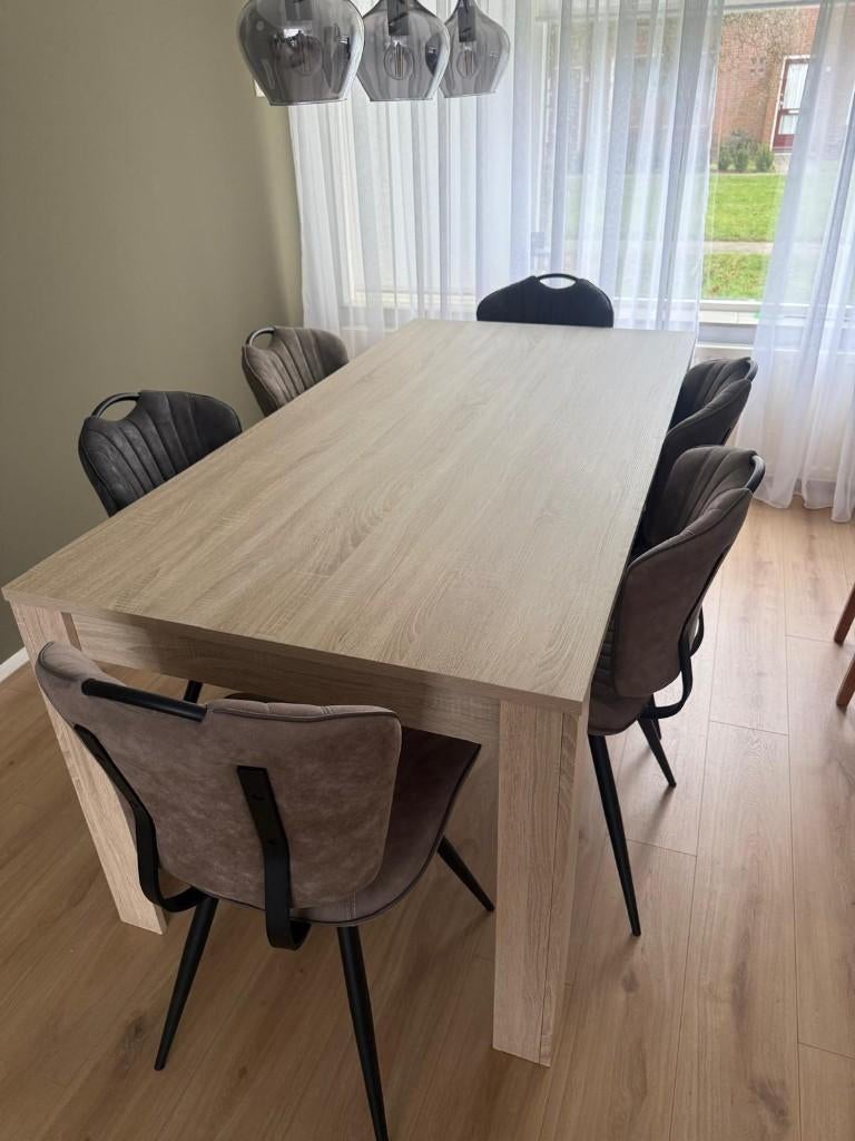 90 x 180 cm  mooi tafel ., Huis en Inrichting, Tafels | Eettafels, Ophalen, Overige materialen, 50 tot 100 cm, Zo goed als nieuw