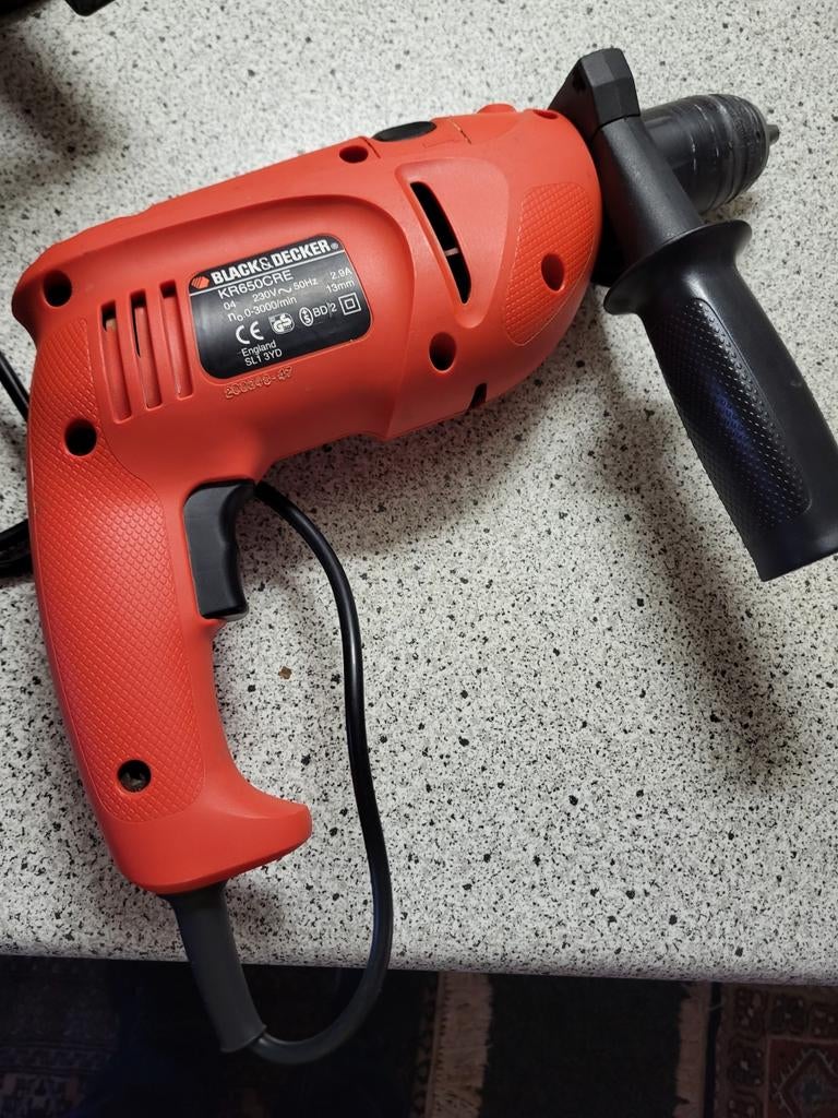 Klopboormachine black en decker, Ophalen of Verzenden, Boormachine