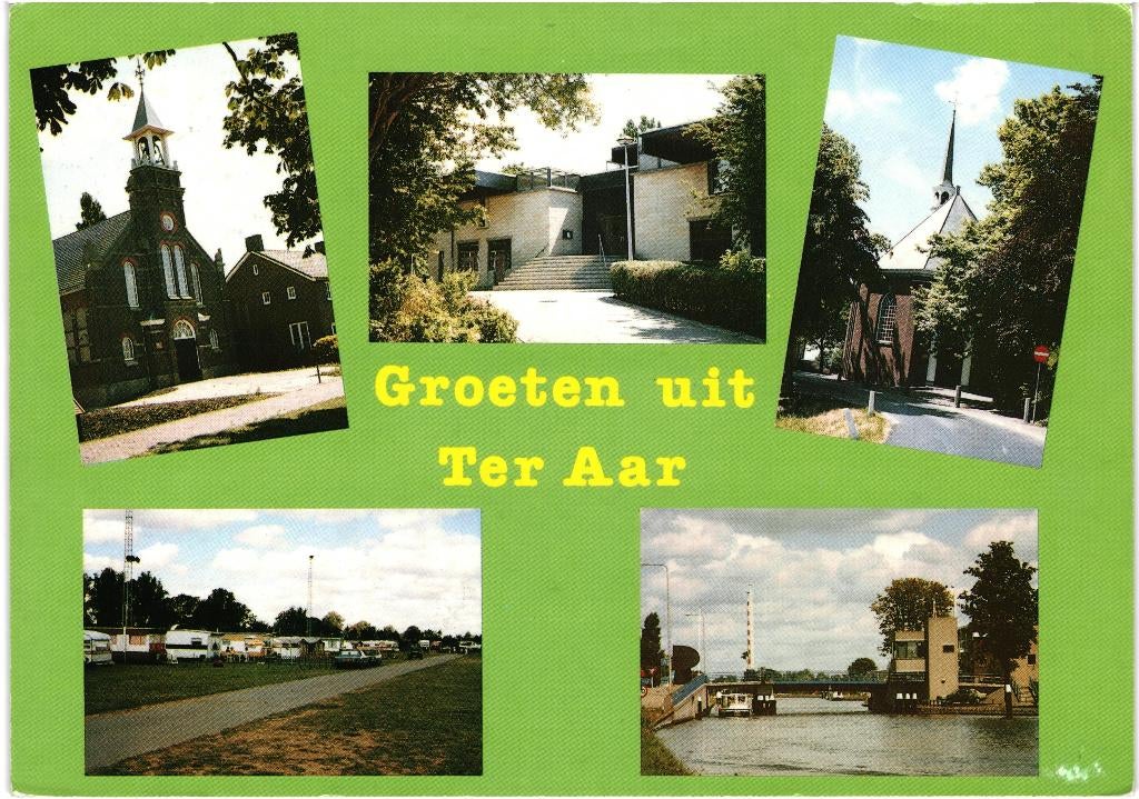 78365	Ter Aar	ZH 80+	  	  	Gelopen met zegel, Ophalen of Verzenden, 1980 tot heden, Gelopen, Zuid-Holland