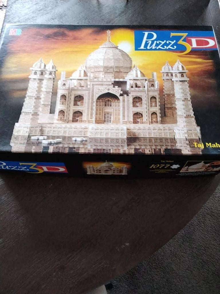 Super mooie 3D Puzzel van de Taj Mahal, 1077 stukjes, Ophalen, Meer dan 1500 stukjes, Zo goed als nieuw, Rubik's of 3D-puzzel