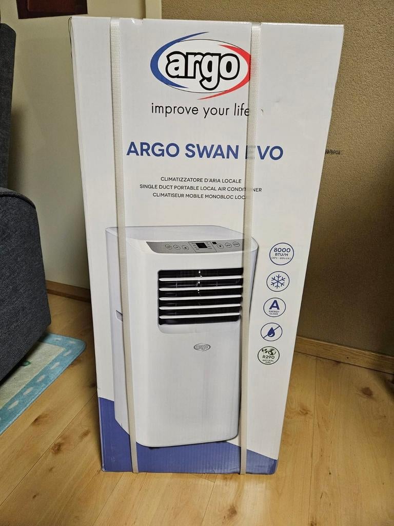 ARGO SWAN mobiele airconditioner, Witgoed en Apparatuur, Ophalen, Mobiele airco, Minder dan 60 m³, 3 snelheden of meer