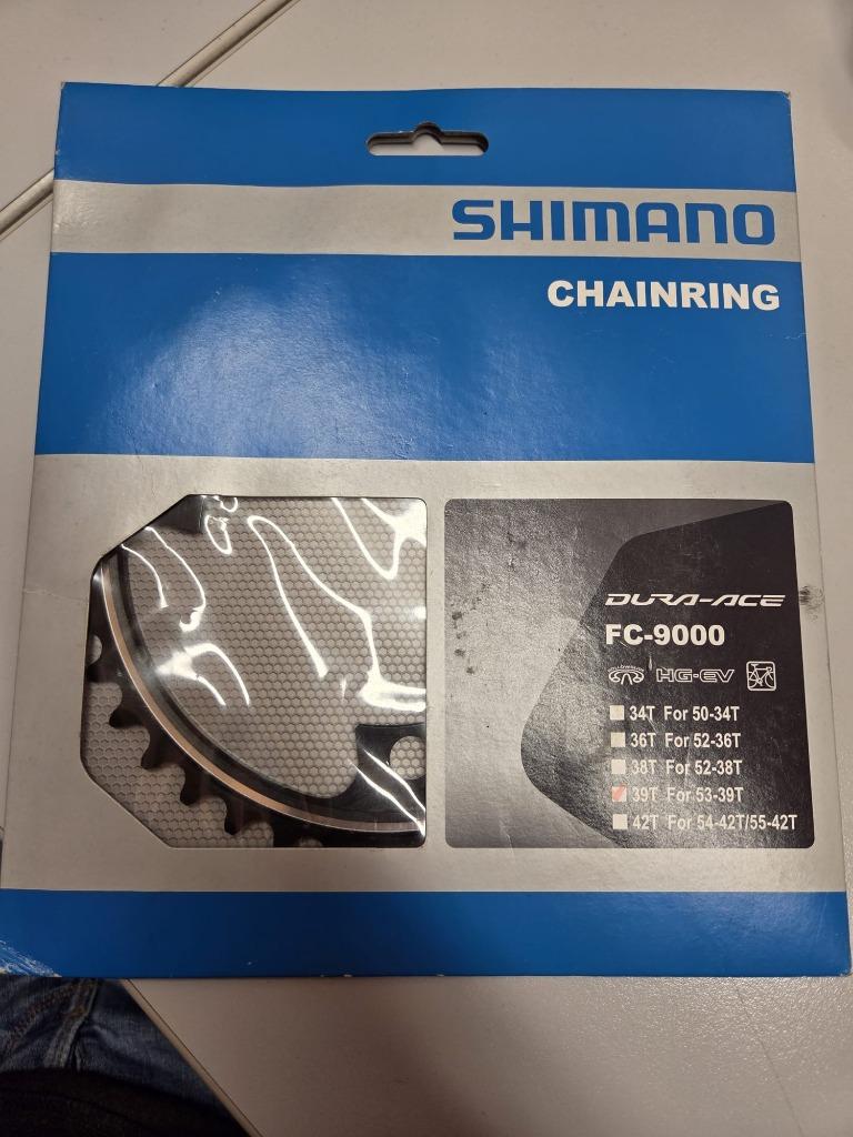 Shimano Dura-ace FC-9000 2x11 39t Voorblad, Crankstel of Pedalen, Shimano, Info@shimano.com, Nieuw