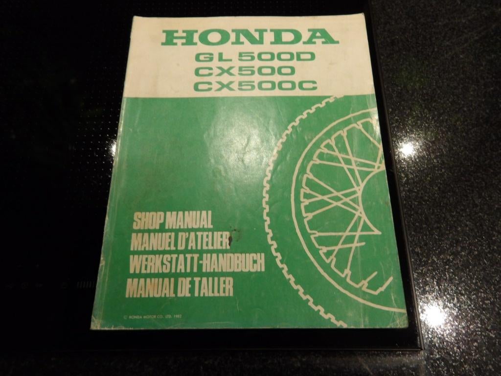 Origineel werkplaatshandboek Honda GL500D CX500 CX500C, Motoren, Verzenden, Honda