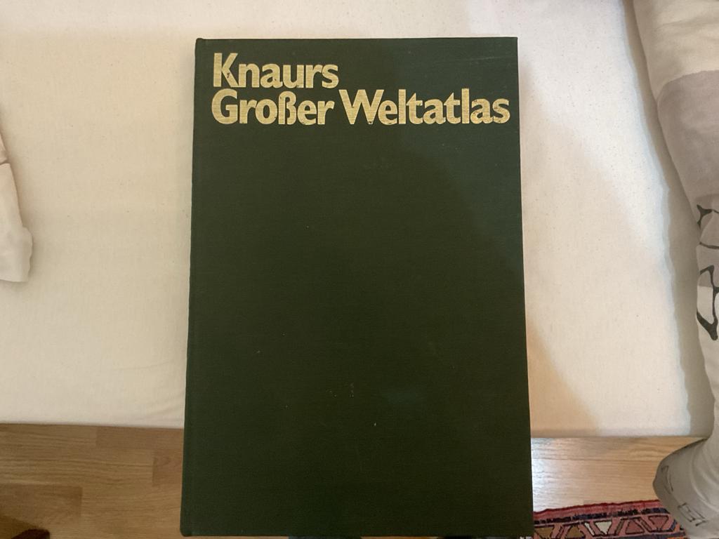 Knaurs grosse weltatlas, Ophalen of Verzenden, 1800 tot 2000, Landkaart