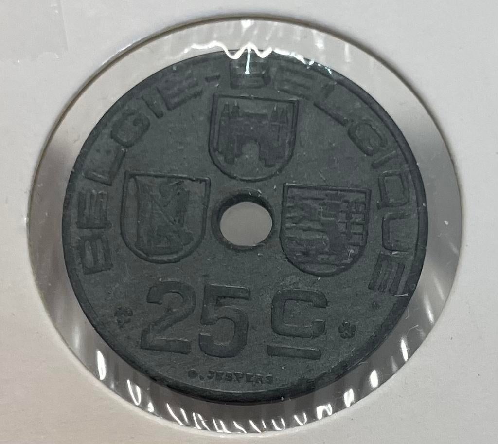 25 centimes België 1942, Ophalen of Verzenden